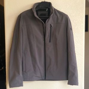 Calvin Klein Large Grey Zip Jacket Water Resistant